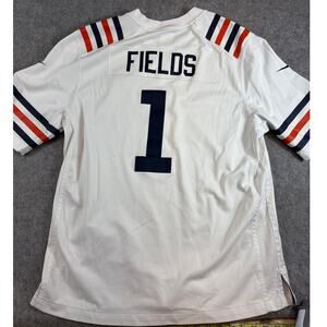 Nike NFL Chicago Bears Justin Fields Jersey Mens White On Field Football Large